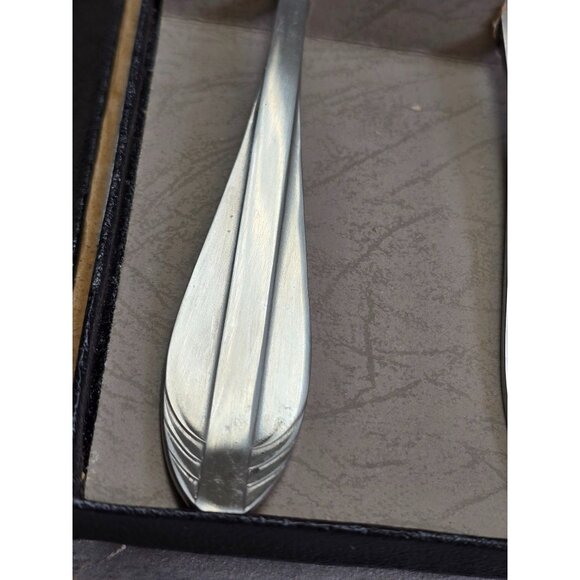 Vintage Zilmeta Gero Stainless Steel Spoon & Fork Set In Box - Picture 4 of 9